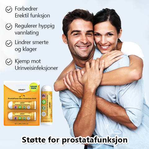 si farvel til ubehag i prostata🎈LEFUN™  Prostata Power Bee inhalasjonspinne🎈(Hurtigvirkende og langvarig)